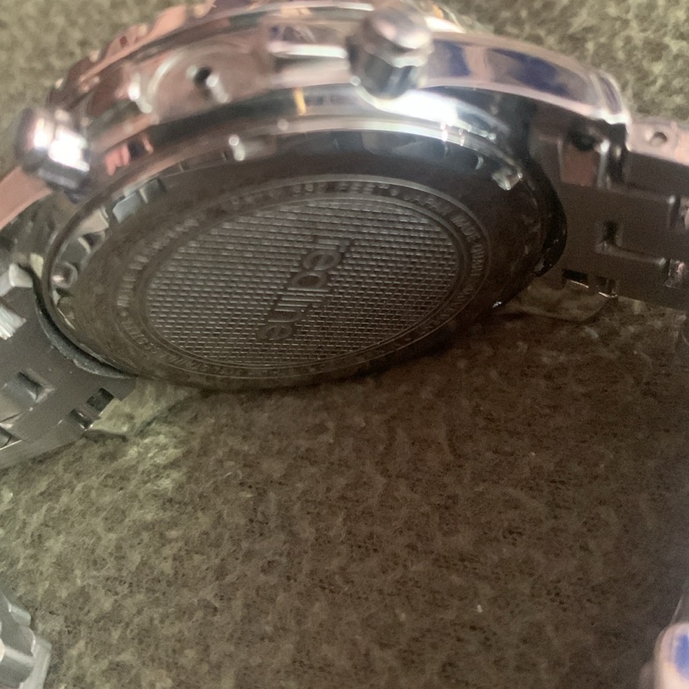 EUC Redline silver and black men’s watch. Red accents. See pictures for size. - Picture 9 of 12
